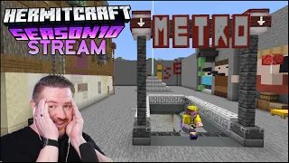 Let's Build The Metro Station! - Hermitcraft 10 Stream