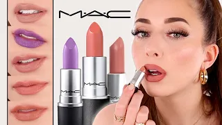 MAC Cosmetics Matte Lipstick Swatches & Review