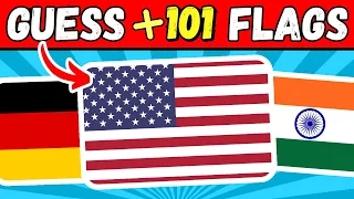 Guess 101 flags within 5 seconds in 4 levels🏴‍☠️ | guess the country by the flags |@QuizPalace2024