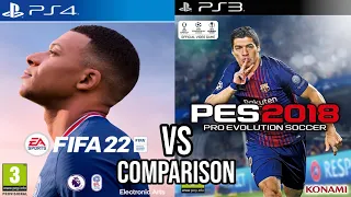 FIFA 22 PS4 Vs PES 2018 PS3 Champions League Final