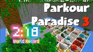 Parkour Paradise 3 in 2:18 (World Record)