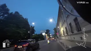 BONUS! Vespa meet & casual fun in Bucharest Sunday night traffic, 2019.06.23