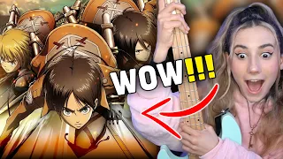 SINGER Reacts to ATTACK ON TITAN Outros (1-7) for THE FIRST TIME !! | Musician Reaction & Analysis