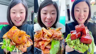 Braised Pork Belly | My favorited Food Eating Show Pig's trotters Asmr Mukbang |Ep33