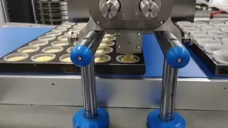 #cakemachine  Automatic Cupcake filling machine for factory--cake depositor machine