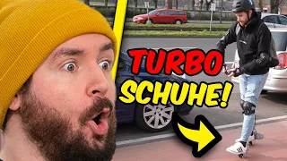 Motor-Schuhe bauen - 80km Reichweite! I Sturmwaffel REAGIERT