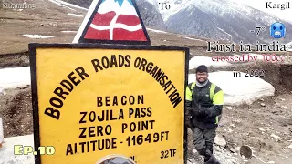 Zojila pass crossed by 100cc bike | first in india | Dream ladakh by 100cc in 2022