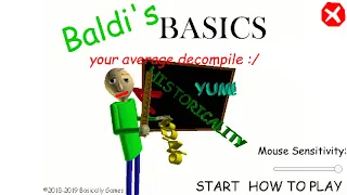 Baldi's Basics, Your Average Decompile