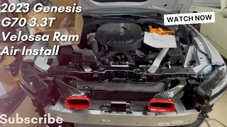 2022-2024 Genesis G70 Velossa Tech Cold Air Snorkel Install (In Depth)  HOW-TO Without removing AGS