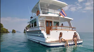 53ft Grand Banks Sambuca - Private Yacht charter in Phuket