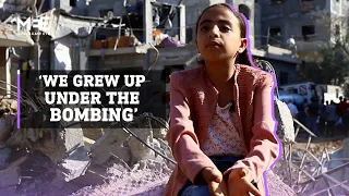 'We grew up under the bombing’: Palestinian girl after Gaza ceasefire