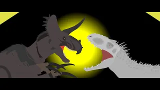 INDOMINUS REX VS ULTIMASAURUS//BATTLE ANIMATION.