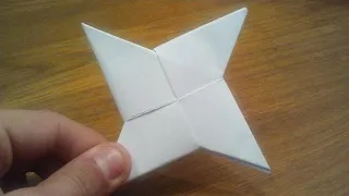 How To Make a Paper Ninja Star (Shuriken) - Origami