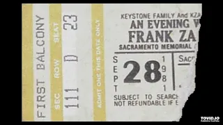 Frank Zappa - Yo' Mama, Memorial Auditorium, Sacramento, CA, September 28, 1981