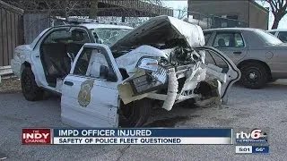 Friday morning crash on south side seriously injures IMPD officer