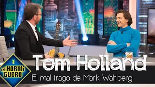 Pablo Motos revela a Tom Holland el mal trago de Mark Wahlberg en su última visita - El Hormiguero