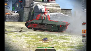 2. battle Titan H-N, not a bad WoT Blitz Tank