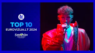 Eurovizija.LT 2024 | Final | My Top 10 (Lithuania Eurovision 2024)