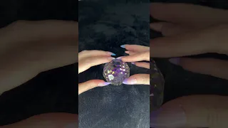 Asmr gentle tapping on a crystal ball