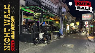 Bali Kuta Jalan Benesari Night Street Walking Tour 2024