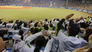 山田哲人応援歌(前奏)→夏祭り(前奏あり)→今ここから→錨を上げて→夏祭り