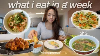 what my VIETNAMESE MOM cooks for me in a week living in *NYC*