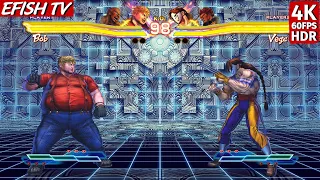 Bob & Marduk vs Vega & Akuma (Hardest AI) - Street Fighter X Tekken