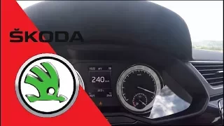 ➤ 2018 ŠKODA Superb 2.0 TSI 4x4 (280 hp) 0-100 km/h 0-200 km/h 0-240 km/h Acceleration & Pure Sound