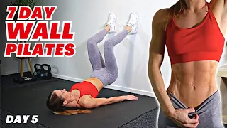 15 MIN FAT BURNING WALL PILATES (Full Body Strengthening) DAY 5