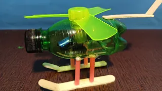 How To Make A Helicopter With plastic Bottle ll Plastic Bottle  Say Helicopter Kasay Banayai