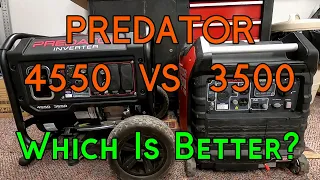 Predator 4550 VS 3500 Watt Inverter Generator - Which Is Better For Camping and Overall Use?