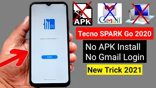 Tecno SPARK Go 2020 (KE5) FRP BYPASS 2021 (Without PC) New Trick 🔥🔥🔥