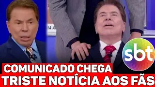 Tristeza no SBT: aos 88 anos, querido Apresentador Silvio Santos, após comunicado entristece.