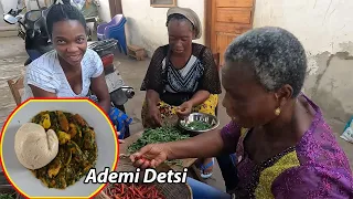 Cooking the MOST easiest food in Africa - Togo 🇹🇬!! ADEMI DETSI with EMORKPLE !! Togo recipe