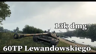 World of Tanks 60TP Lewandowskiego - 13k damage 4 kills - Live Oaks - Standard