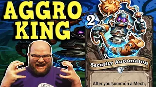 Is This Deck The New AGGRO KING?? - Amulet Mech Mage (Hearthstone)