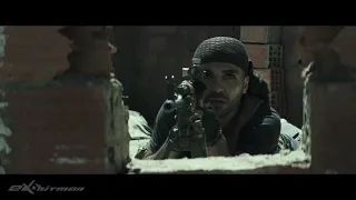 Deadly Enemy Sniper Mustafa Scenes   American sniper.