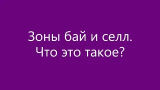 Зоны бай и селл.Что это такое?