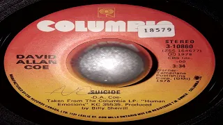 David Allan Coe - Suicide