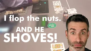 $1,300 pot - I flop the nuts and he's ALL IN!! (Episode 16)