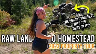 2 years ago we bought an abandoned homestead in North Idaho | 2023 tour and property update!