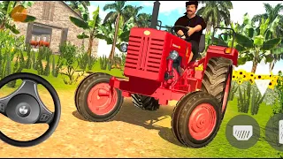 Indian tractor driving 3d || Mahindra tractor off-roading trending video viral video