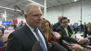 Doug Ford stumps for Harper during campaign event in the GTA