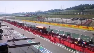 Mick Schumacher drives F2004 around Mugello