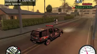 gta san andreas trabalhando como policia