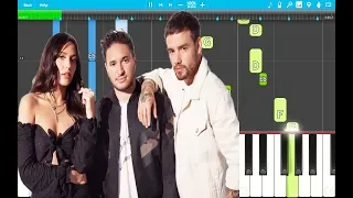 Jonas Blue, Liam Payne, Lennon Stella - Polaroid PIANO Tutorial EASY (Piano Cover)