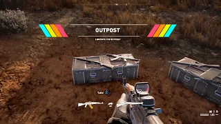 FAR CRY 5 - Outpost Liberation with Stealth Weapon(60 fps)