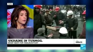 Ukraine in Turmoil : What Next for Yanukovich? - The #F24Debate in a minute