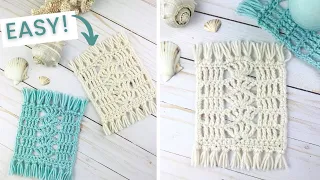 MUG RUG CROCHET PATTERN ~ How to Crochet a Mug Rug