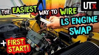 HOT AT ALL TIMES - How to wire an LS ENGINE swap the EASY WAY! - Chevy C10 5.3 LS Swap - UTX